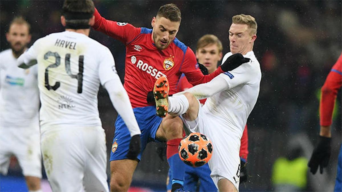 El CSKA de Moscú se autodescarta de la Champions ante el Viktoria Plzen