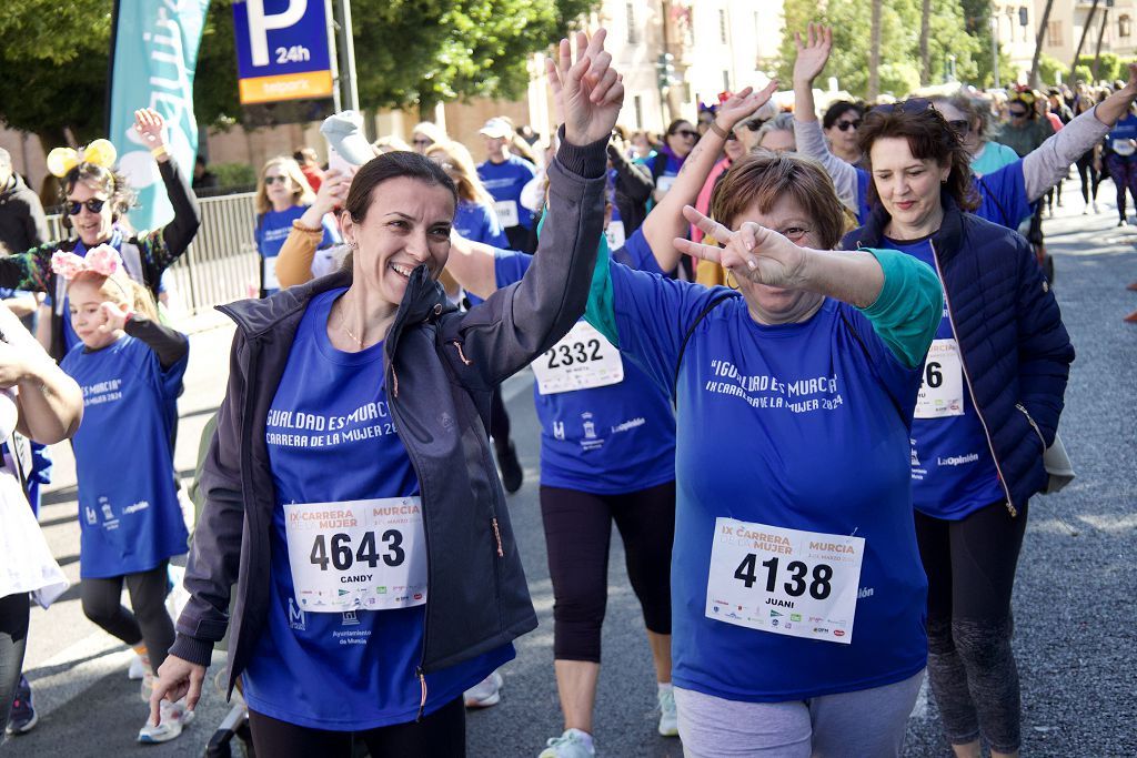 Las imágenes de la llegada a meta de la Carrera de la Mujer de Murcia 2024