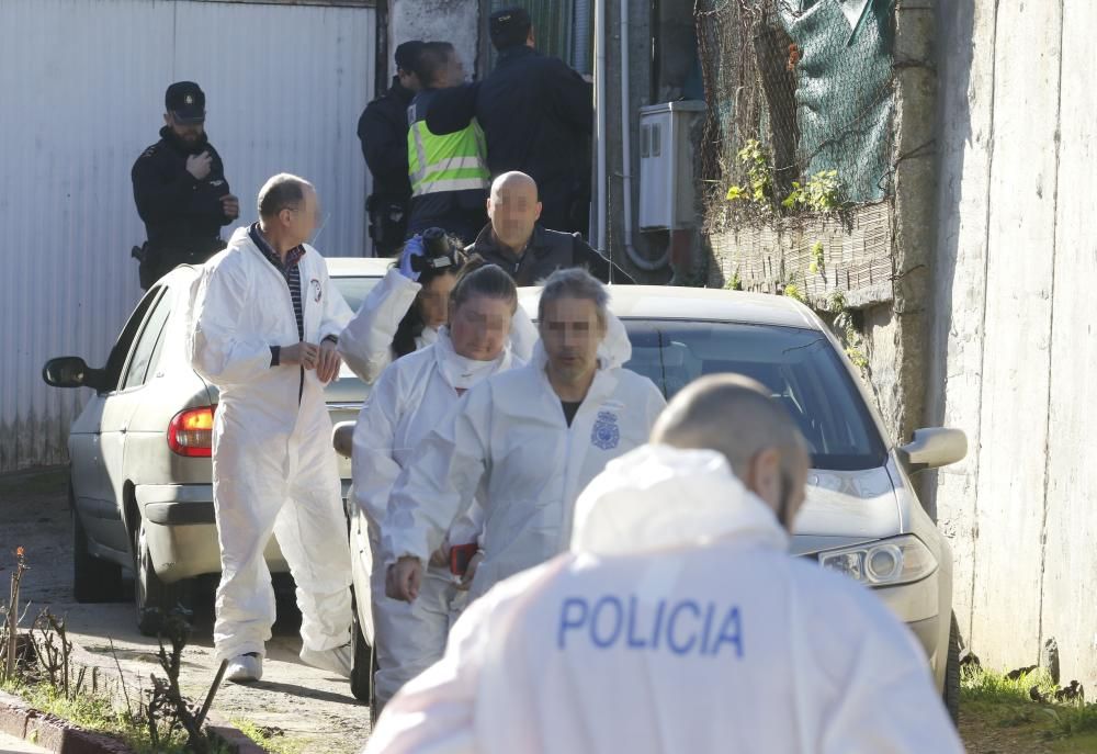 Los agentes volvieron a la vivienda del fallecido para recabar más pruebas