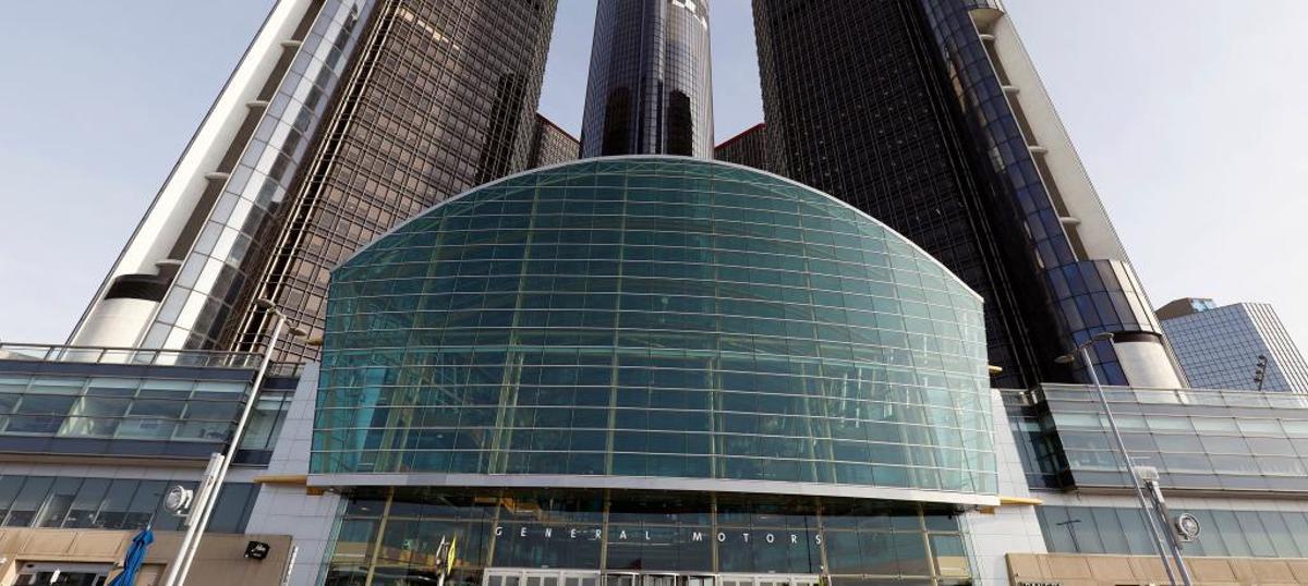 Las oficinas centrales de General Motors en Detroit, Michigan.