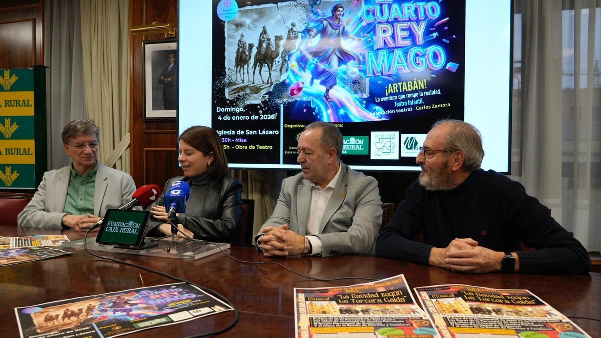 Presentación de las actividades navideñas de Tercera Caída.