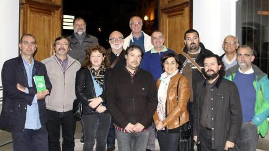 Membres de la junta de govern de l&#039;Institut d&#039;Estudis Comarcals de la Marina Alta.