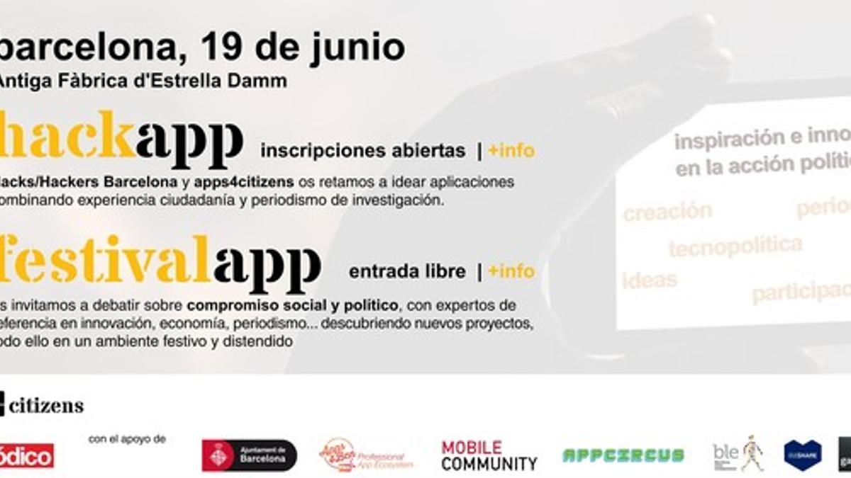 Primer 'festivalapp' en Barcelona organizado por apps4citizens con la colaboración de EL PERIÓDICO