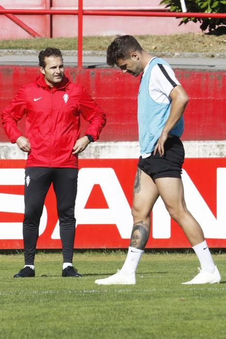 Entrenamiento del Sporting