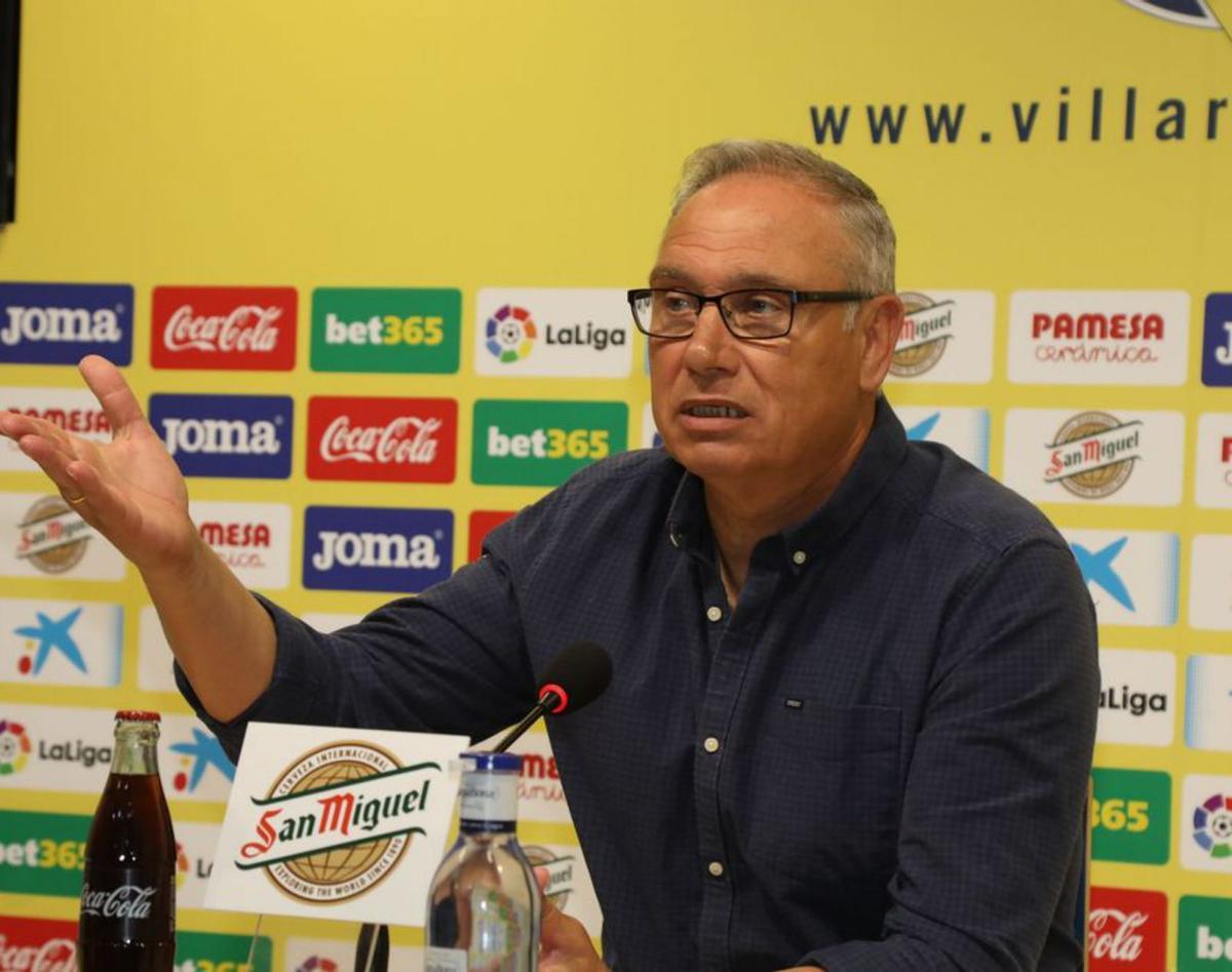 Miguel Álvarez, entrenador del Villarreal B. | VILLARREAL CF