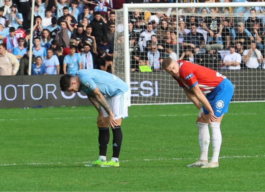 De la fiesta inicial a la decepción: las mejores imágenes del Celta-Girona