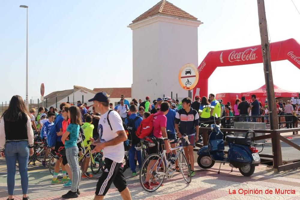 Final de triatlón de deporte escolar