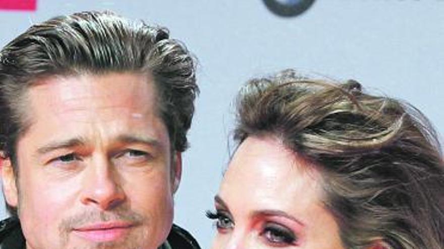 Brad Pitt y Angelina Jolie.