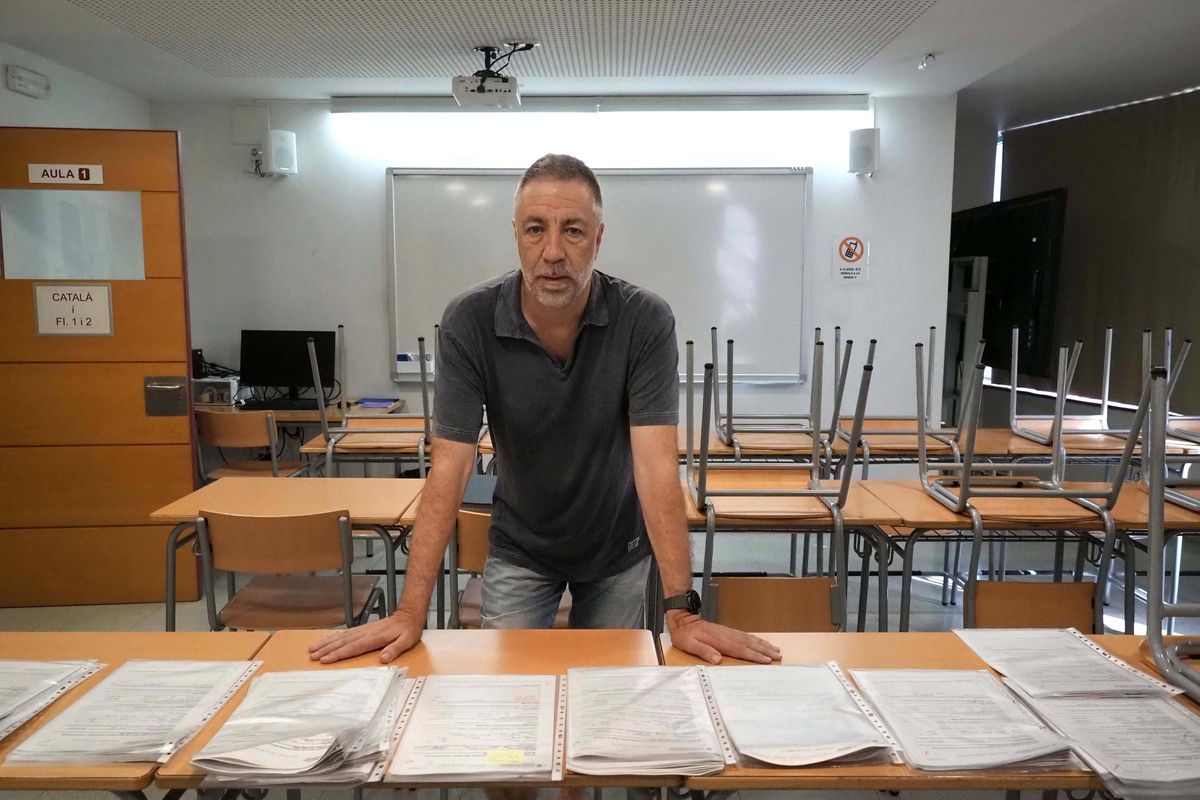 Jordi Pregonas, el director del'escola d'adults de Banyoles