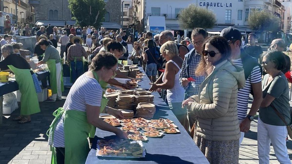 La Festa de l'Anxova de l'Escala, en una passada edició.