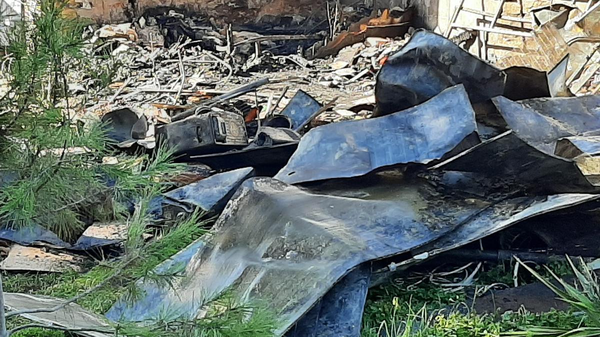 Un fallecido en un incendio en una chabola de Can Pastilla