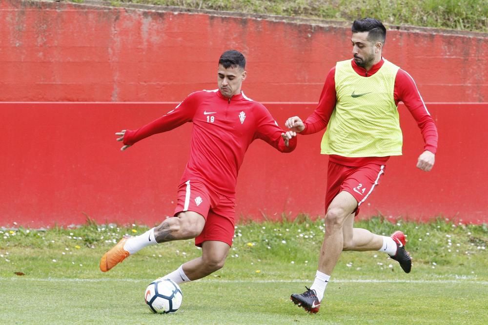 Entrenamiento del Sporting