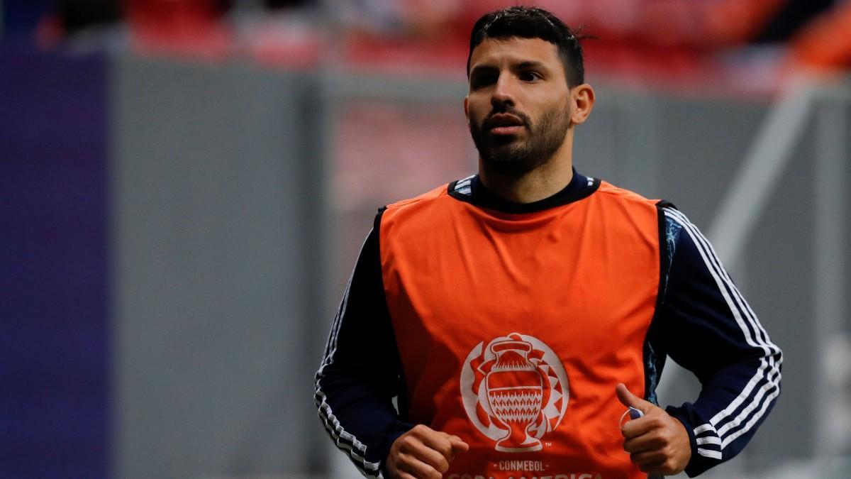 Sergio Agüero, durante su etapa como jugador de la selección de Argentina