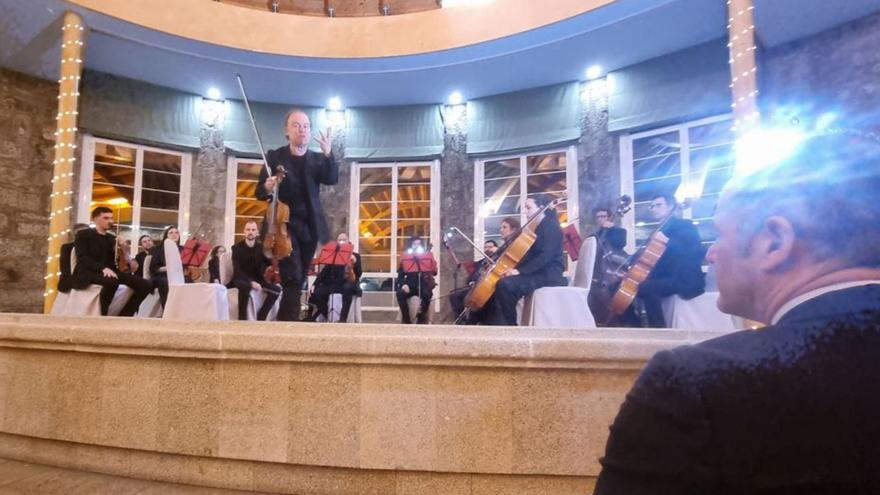 La Orquesta de Cámara Galega durante su concierto en Mondariz Balneario | D.P.