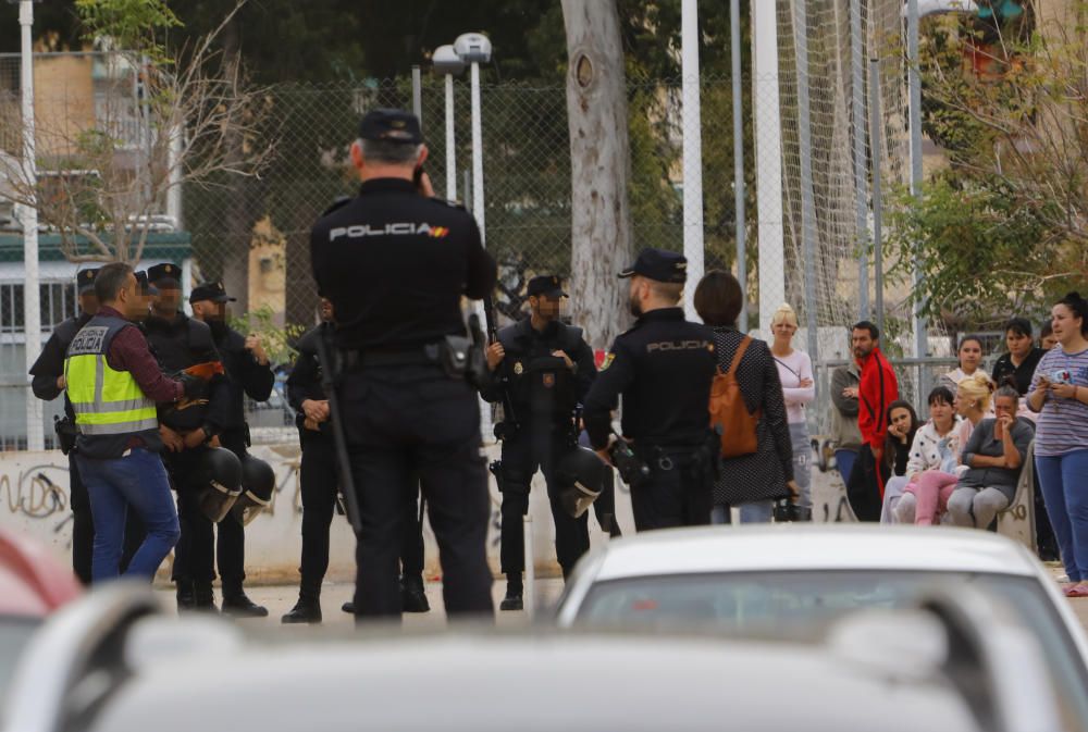 Operación policial en Burjassot