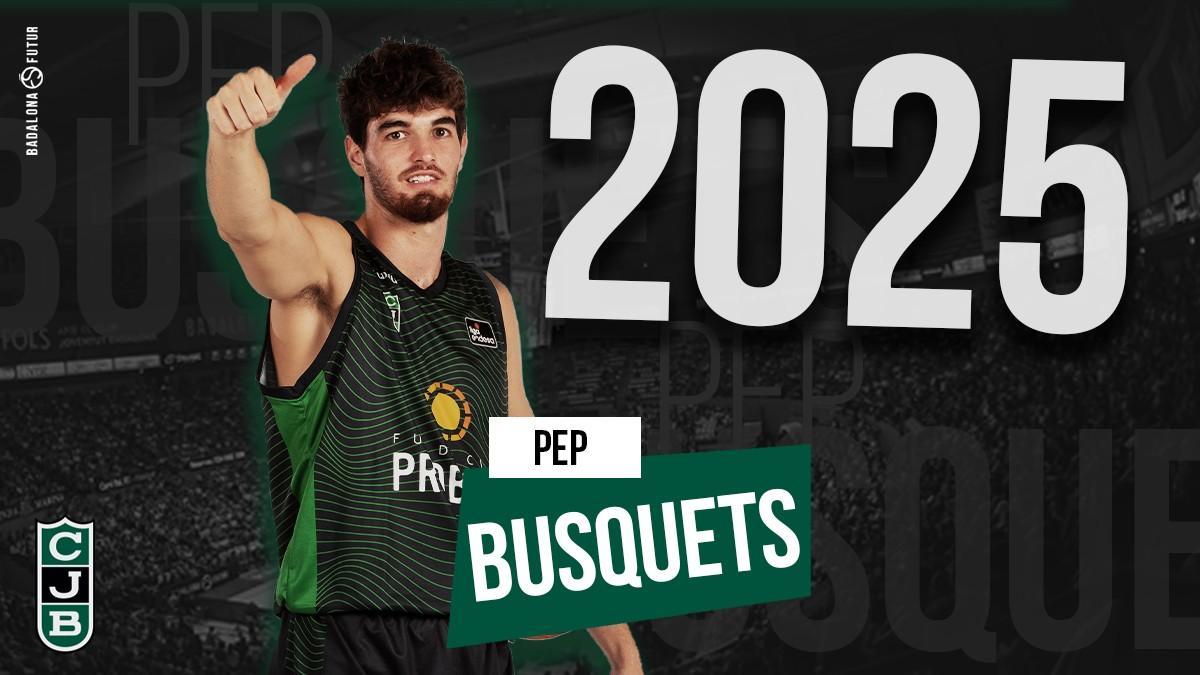 Pep Busquets, verdinegro hasta 2025