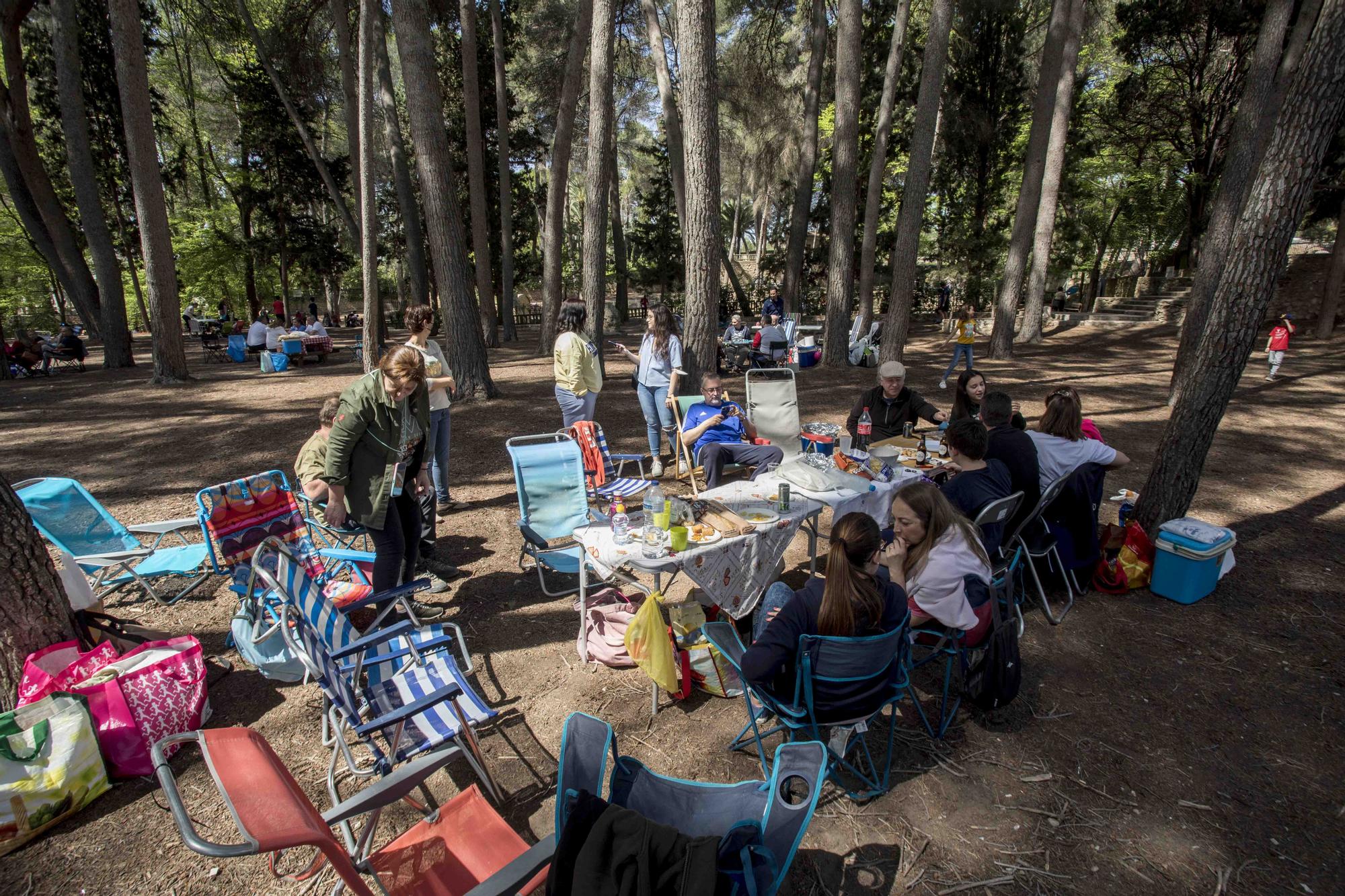 El Parc d San Vicent de Lliria vuelve a llenarse de familias dos años depués