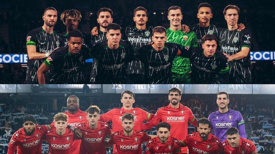 Alineaciones Elche-Osasuna: posibles onces, lesionados y sancionados