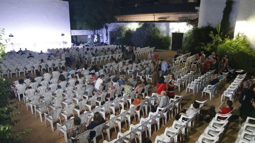 Patio de butacas del cine de verano Fuenseca.