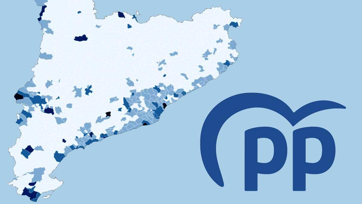 Mapa | Aquí se la juga el PP en les eleccions municipals a Catalunya