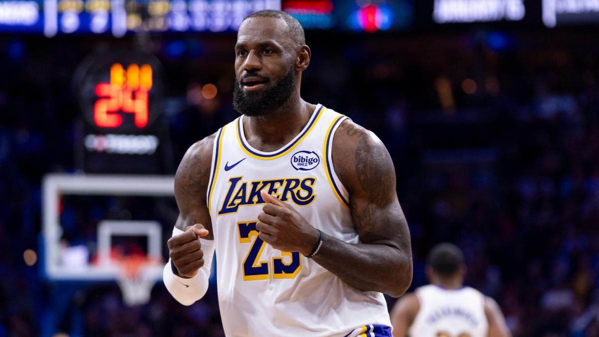 LeBron James, in the game in which he beat Robert Parish