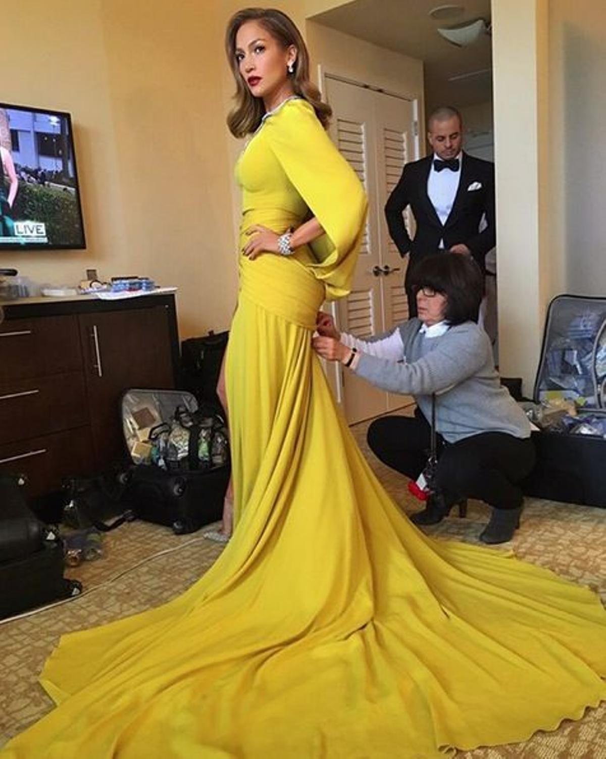 #GlobosdeOro en Instagram, Jennifer Lopez