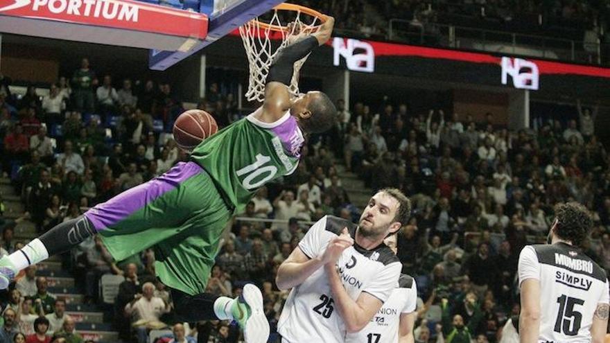 Una imagen del Unicaja - Bilbao Basket de la pasada temporada.