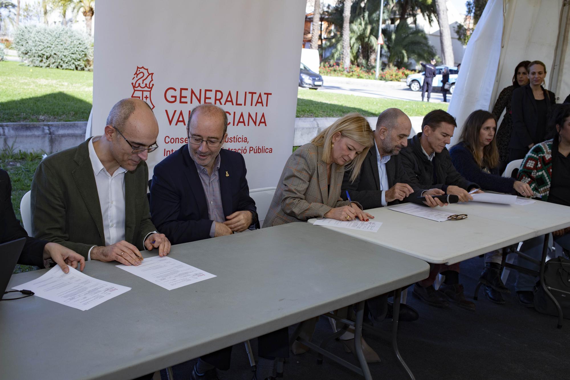 Inicio de la construcción del Palau de Justícia de Alzira