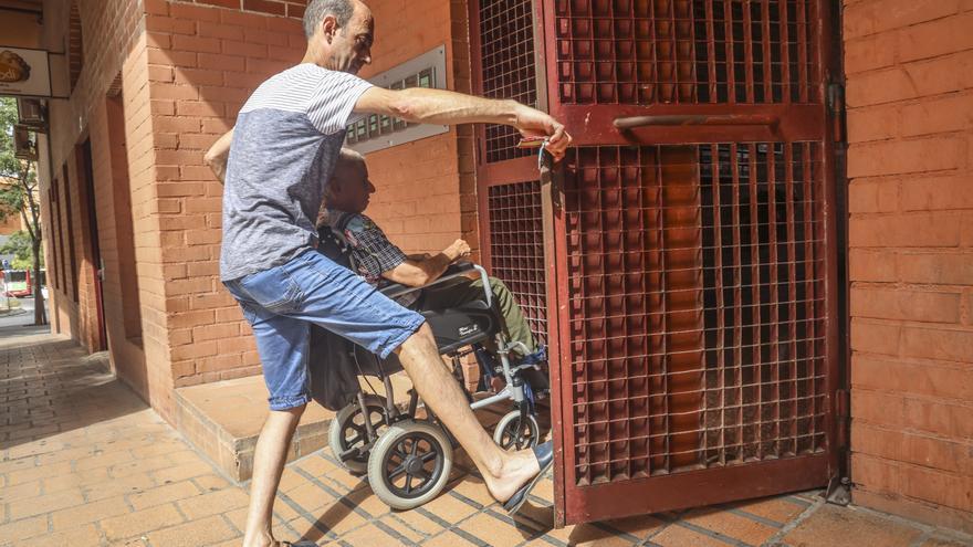 La rampa de la discordia en el barrio de San Blas de Alicante