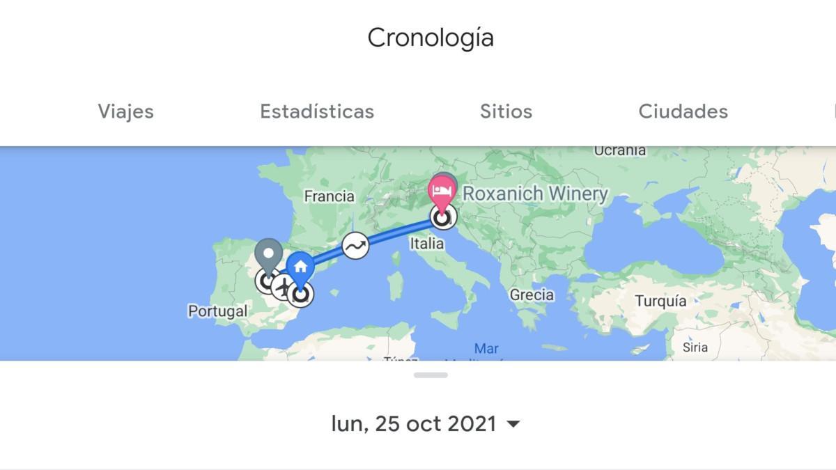 Adiós a la privacidad: La Cronología de Google Maps te muestra todos los sitios en los has estado