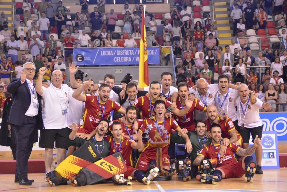 España gana el Europeo de Hockey en A Coruña