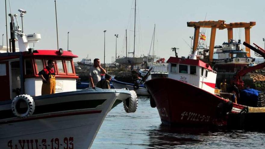 Muelle de O Xufre, en A Illa de Arousa. // Iñaki Abella