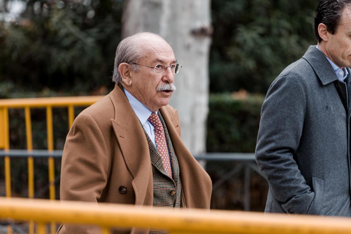 El expresidente de Sacyr Luis del Rivero a su llegada a la Audiencia Nacional por el 'caso Villarejo'