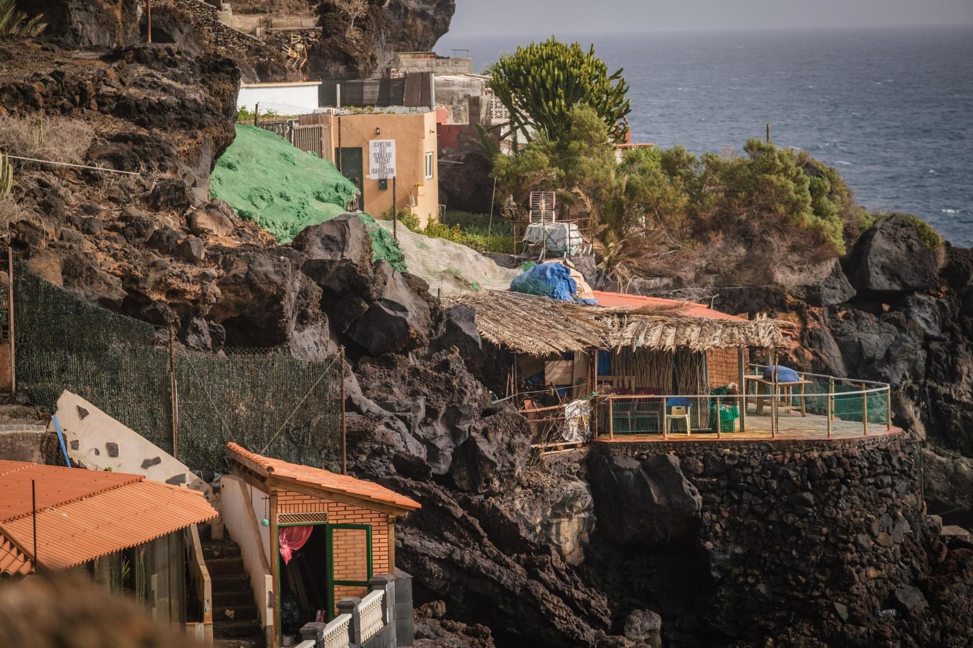 Casas irregulares que están en la costa de Santa Cruz, en la zona de La Vereda
