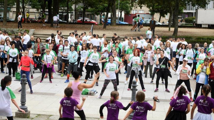 Carrera solidaria contra el cáncer.