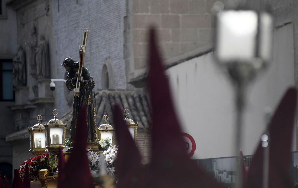 La procesión del Viernes Santo de Murcia, en imágenes