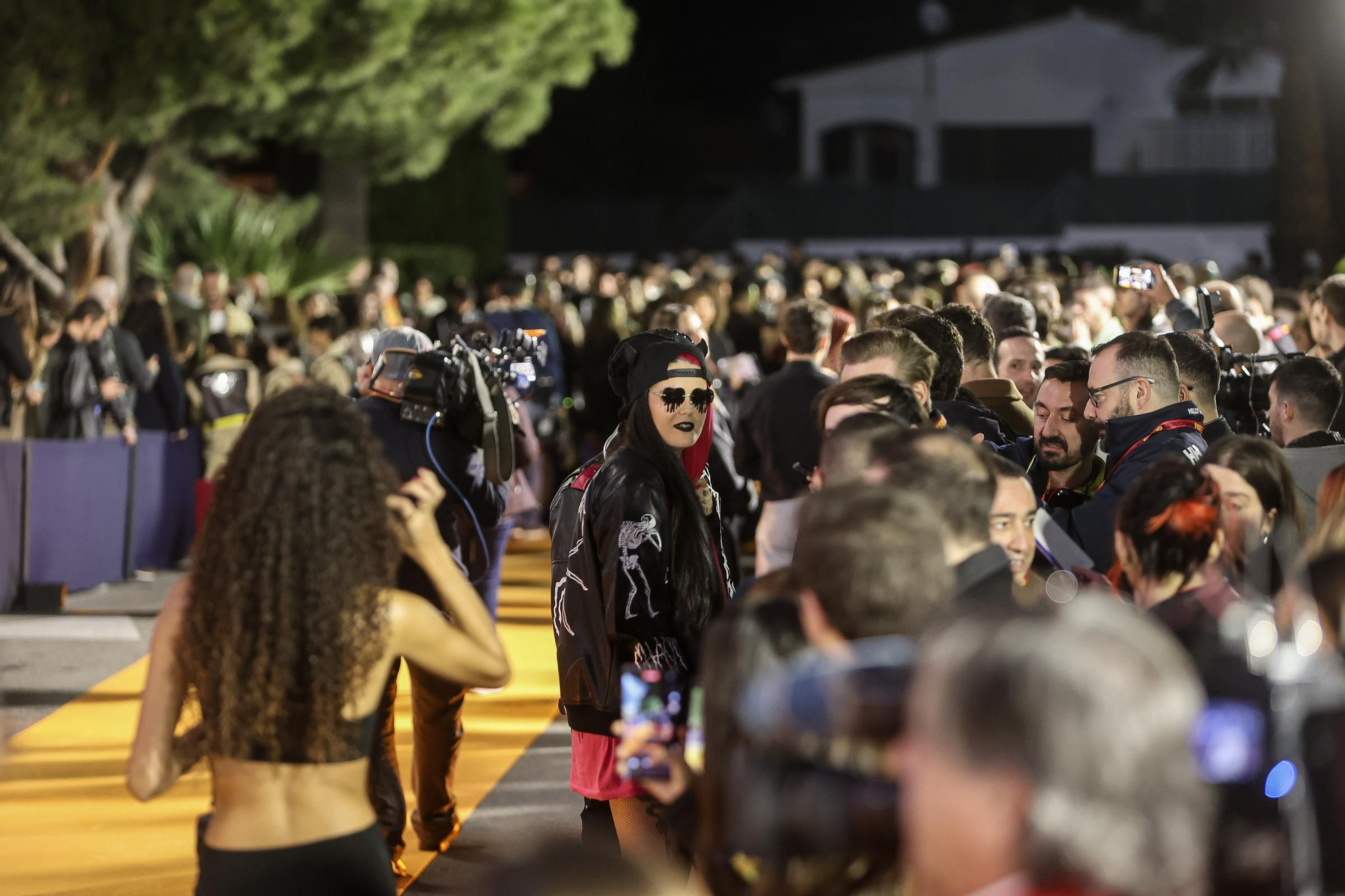 Alfombra naranja Benidorm Fest