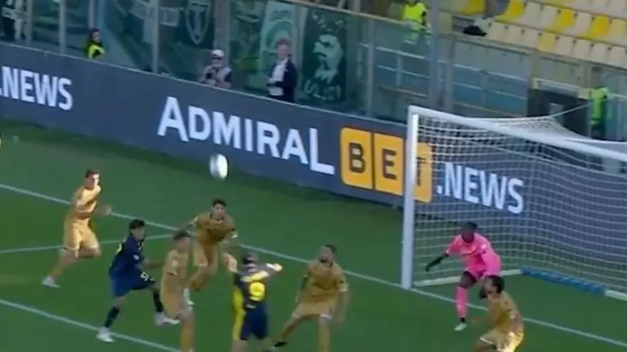 Mateo Pellegrino con el Parma
