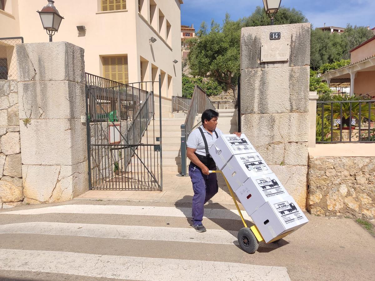 El colegio Es Putxet fue desalojado en abril por orden de Educación.