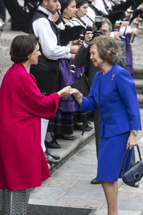 La llegada de la Reina a Oviedo