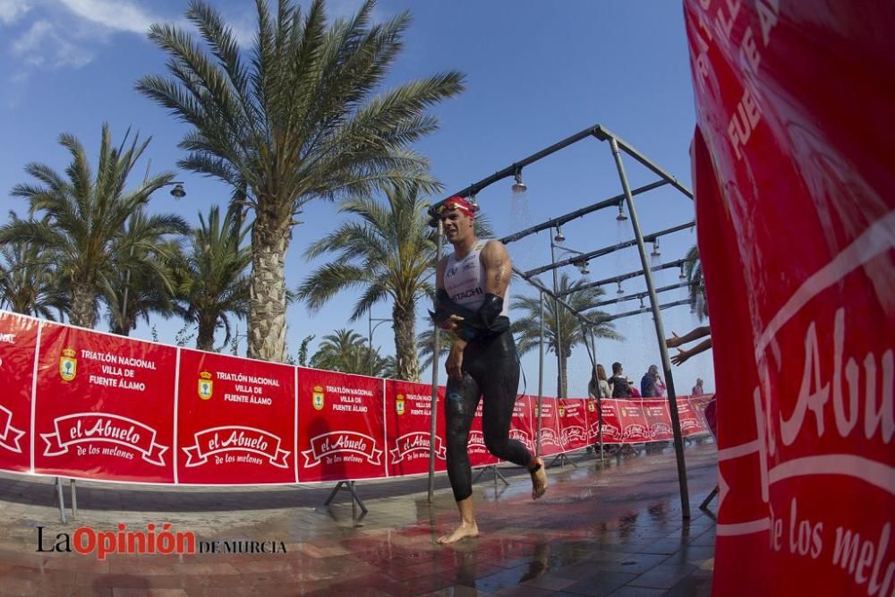 Salida del Triatlón Villa de Fuente Álamo