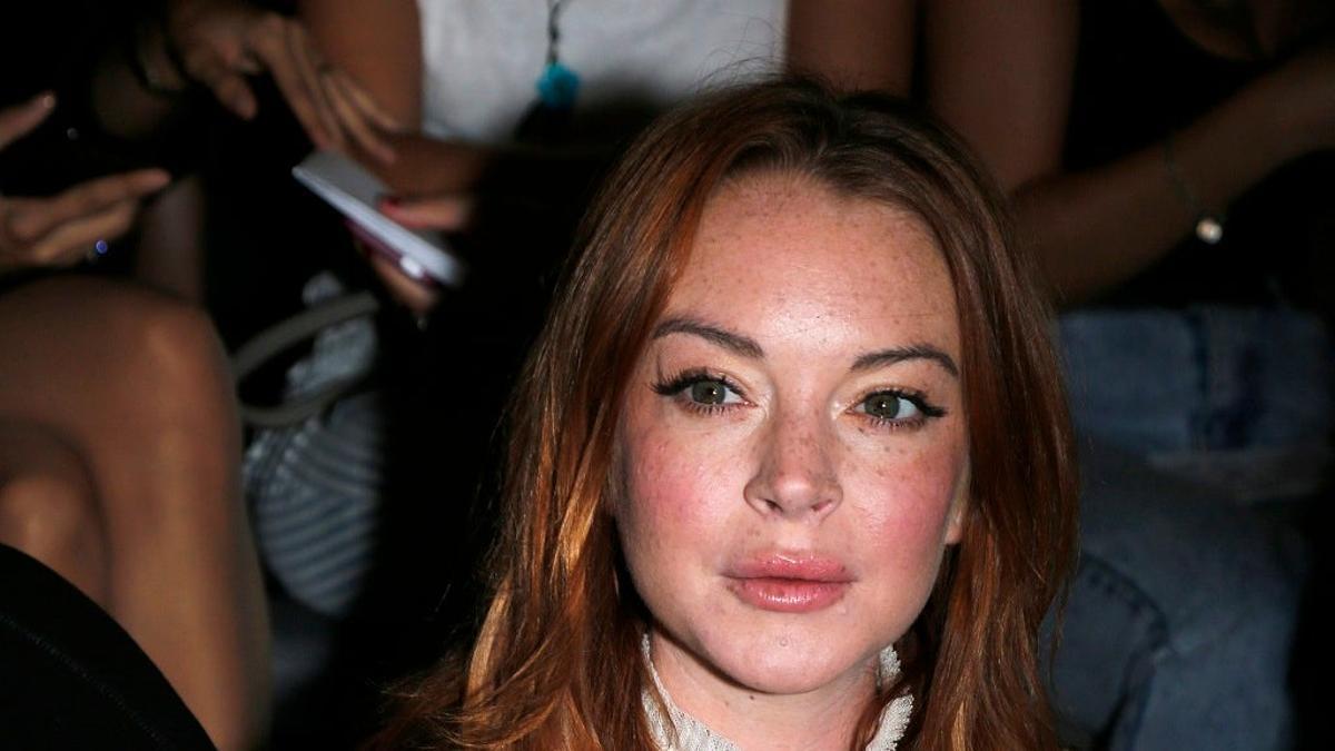 Lindsay Lohan acapara los flashes en los desfiles de Madrid