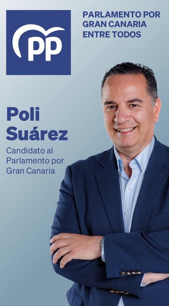 Carteles electorales de los políticos canarios en campaña