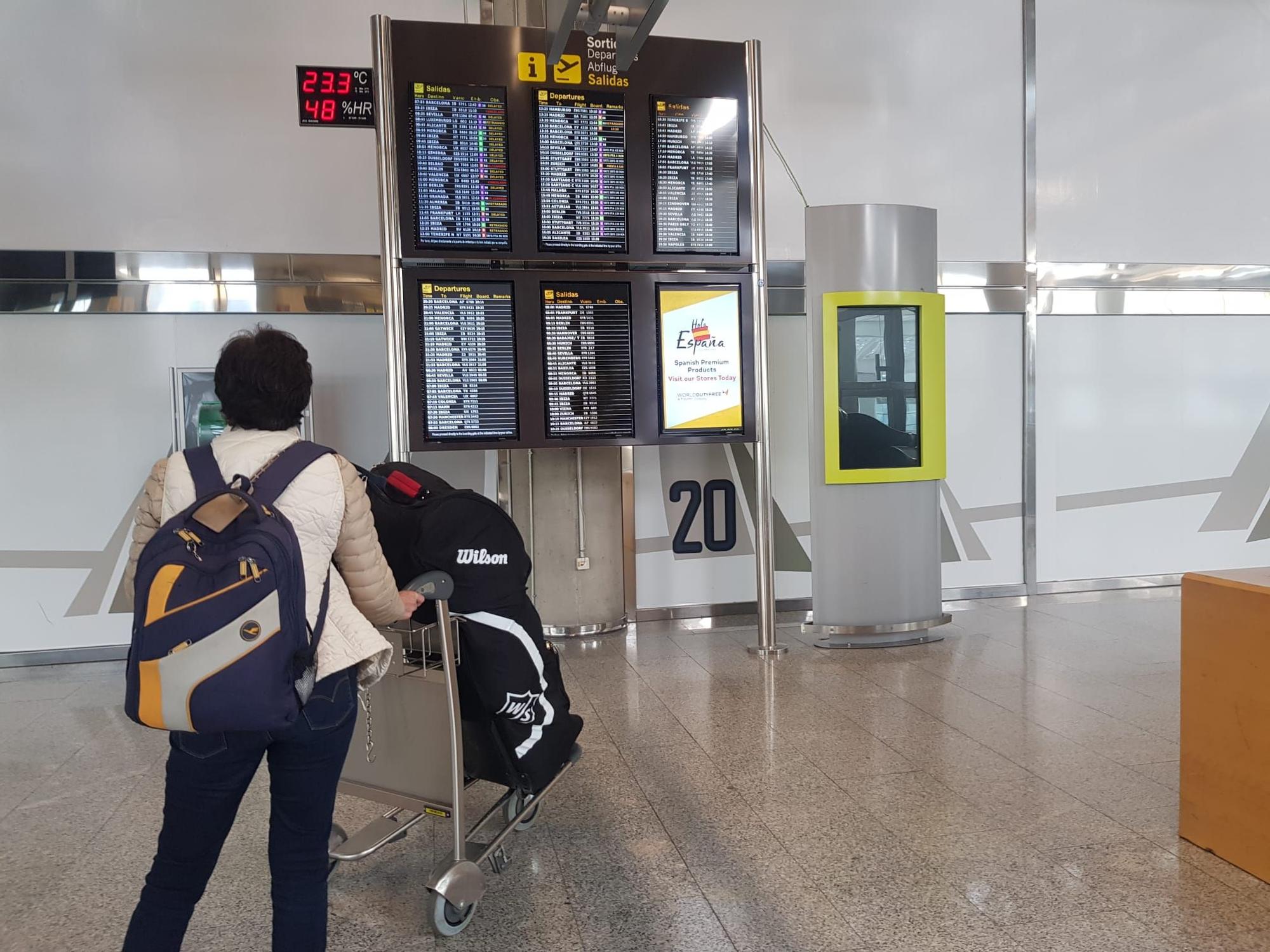 Retrasos en el aeropuerto de Palma por la niebla