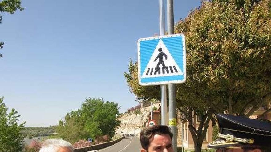 Rodríguez, Fagúndez y Antón visitan la avenida de Vigo.