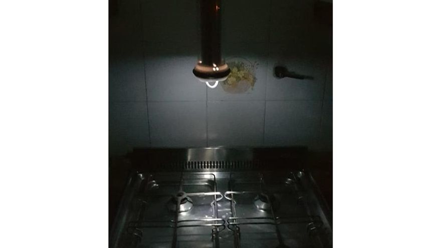 Iluminación que ofrece una de las lámparas