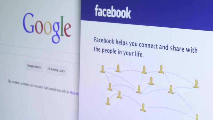 Google y Facebook, dos de los gigantes de internet.