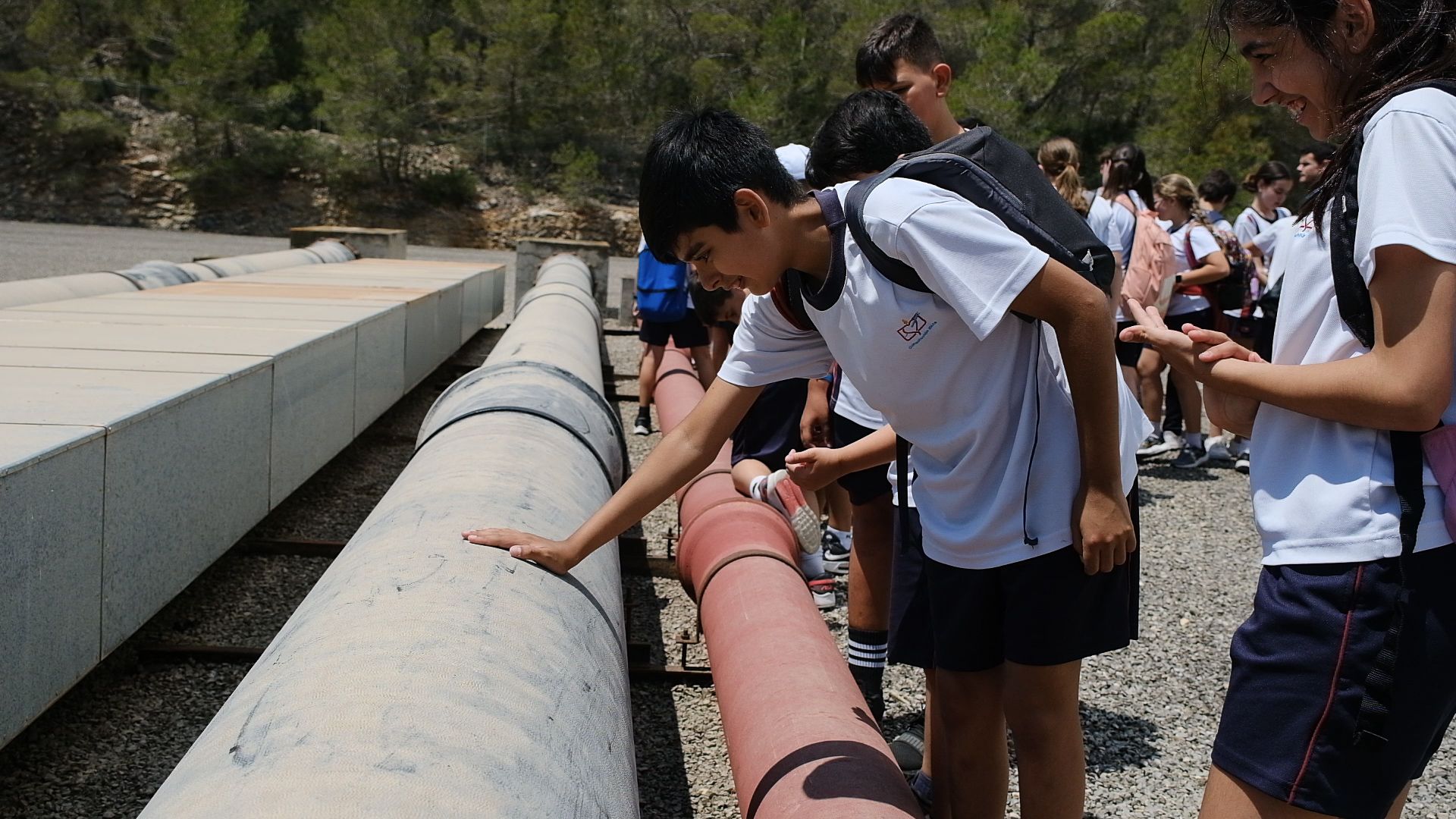 Visita a las instalaciones de Aqualia Ibiza de los alumnos de sexto del Colegio Nuestra Señora de la Consolación