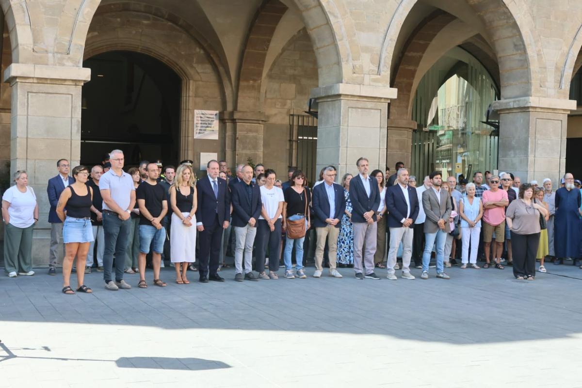 Minut de silenci pel crim de Carles Vilajosana a Manresa