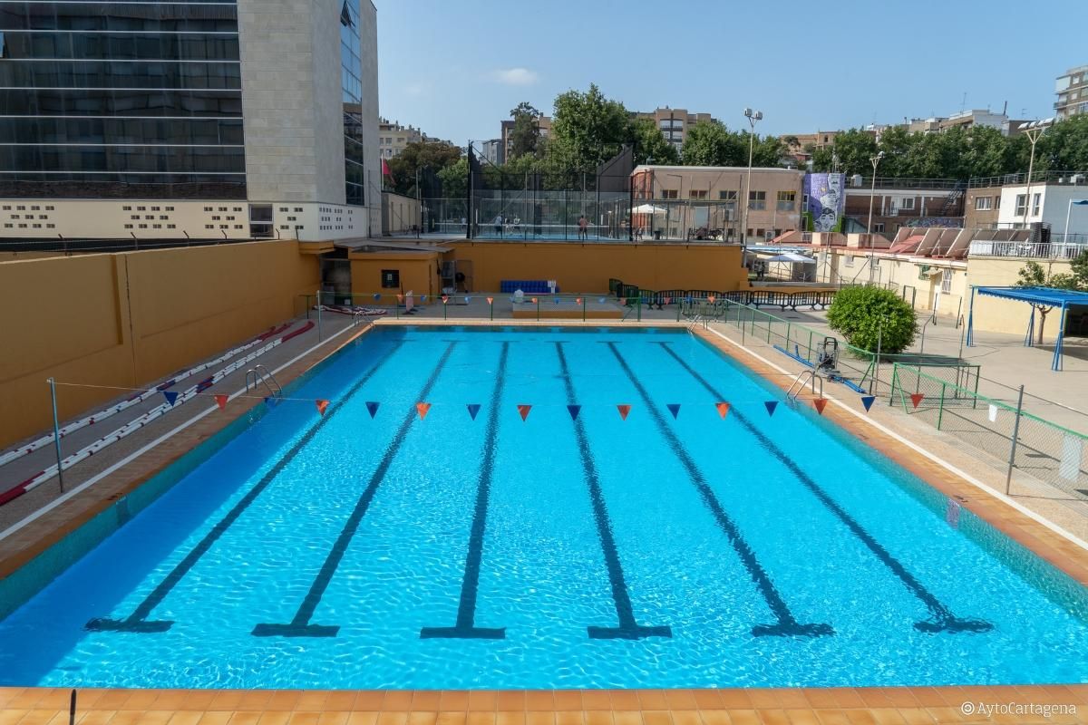 Piscina de la Casa de la Juventud en Cartagena